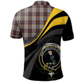 MacInnes Ancient Hunting Tartan Polo Shirt - Royal Coat Of Arms Style